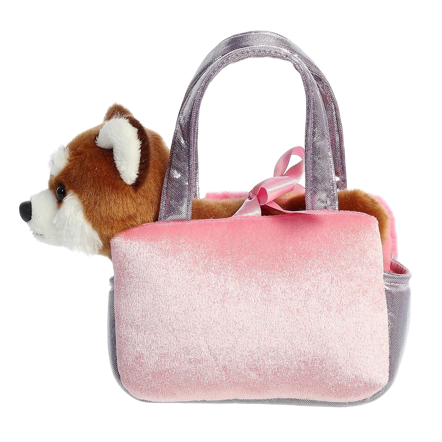 Aurora® Fashionable Fancy Pals™ Jellyroll Red Panda™ Stuffed Animal - Plush with Stylish Purse for Dress Up Fun - Perfect for Kids 3+ Years, Costumes