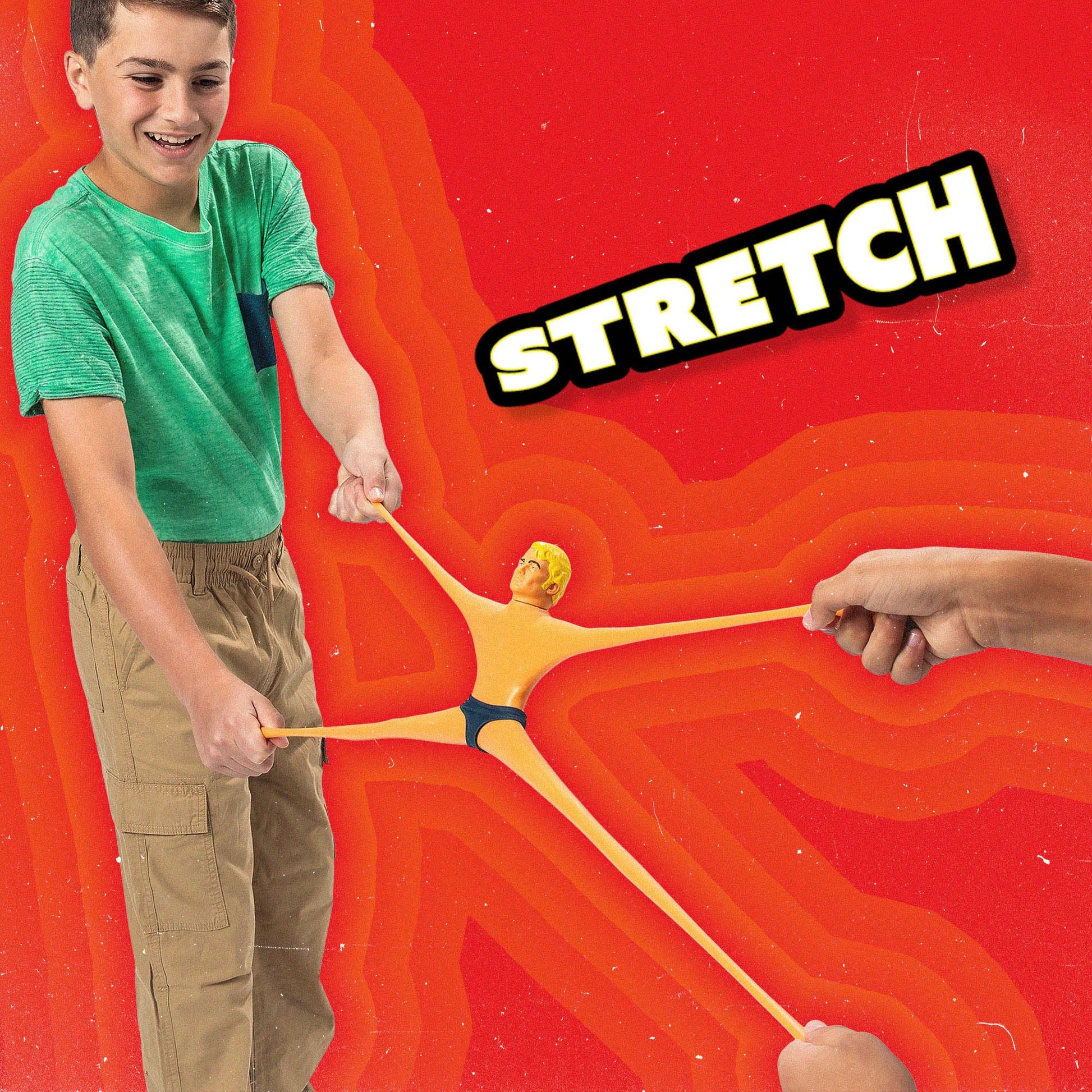 STRETCH ARMSTRONG - Squishy, Stretchy, Fidget Toy, Gooey Filling, Stress Relief, Sensory Play, Classic Stretch