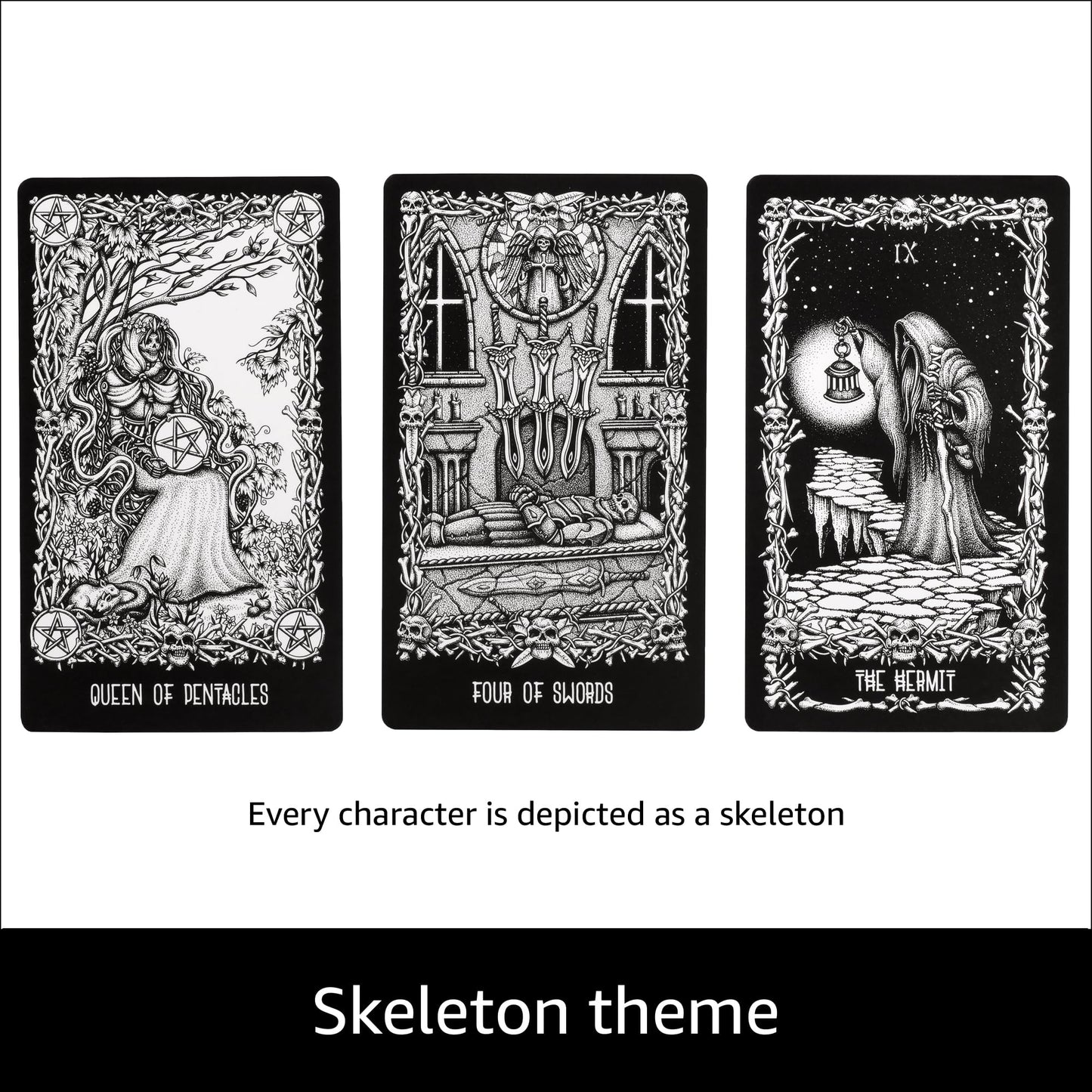 Da Brigh Darkside Skeleton Tarot Cards Deck