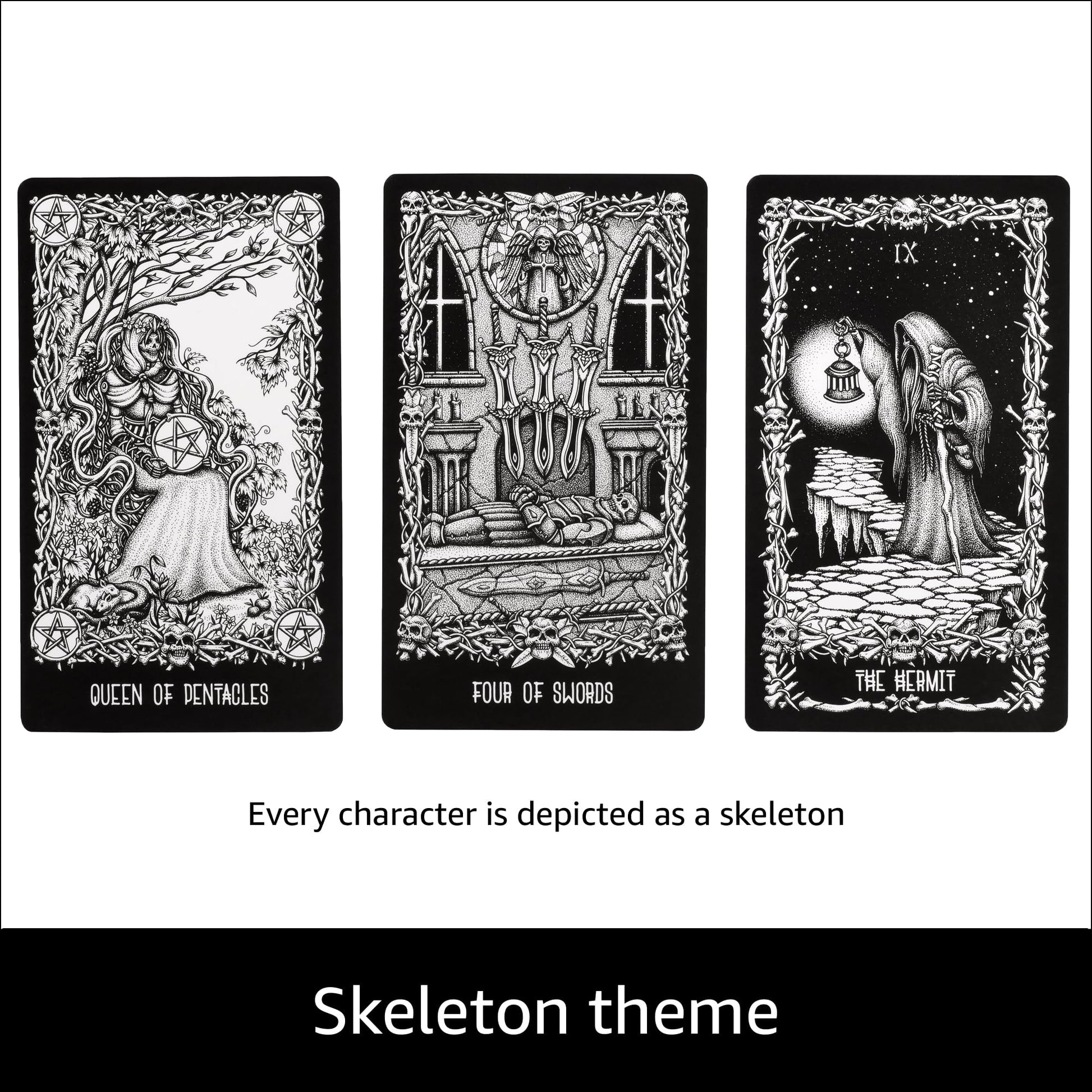 Da Brigh Darkside Skeleton Tarot Cards Deck