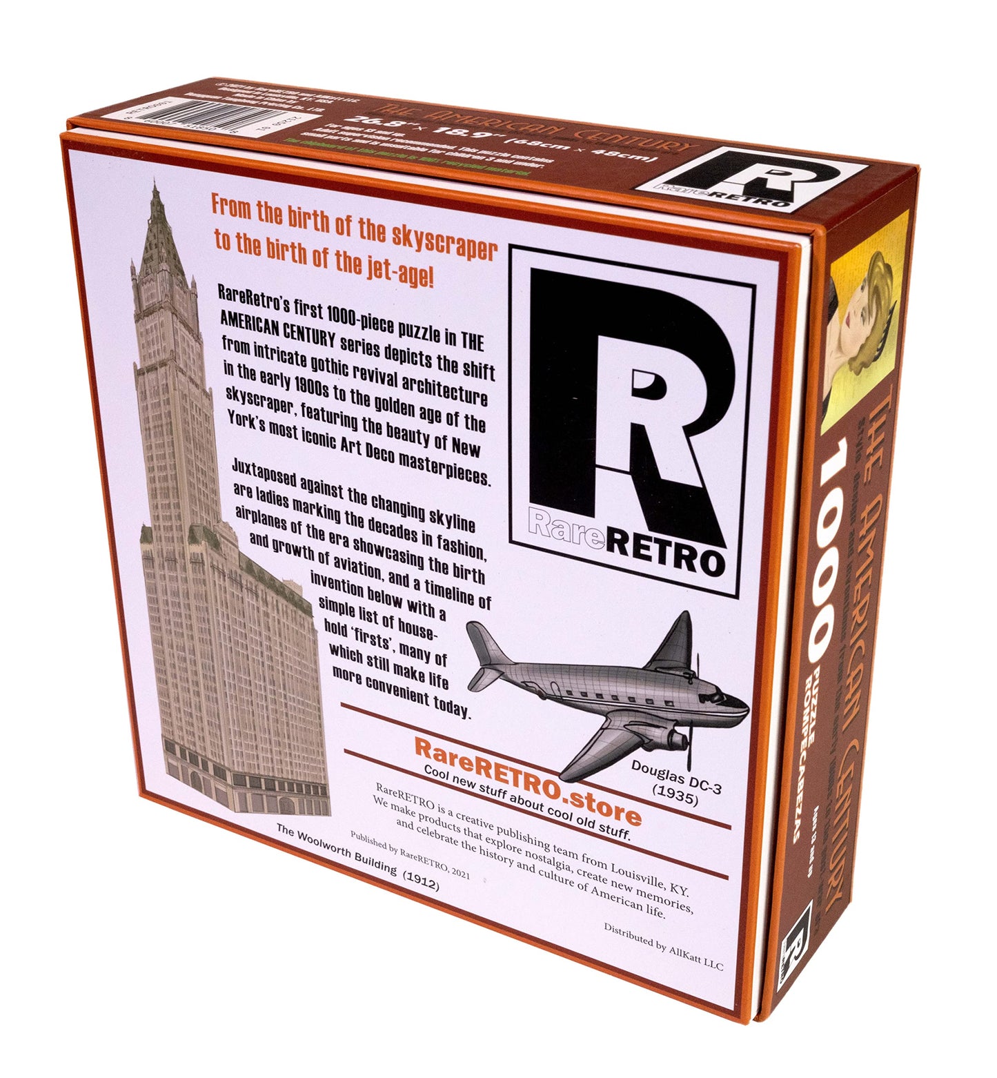 RareRETRO - 1000 Piece Jigsaw Puzzle for Adults and Families - The American Century - Style, Design, and Inventions from The Early 1900s