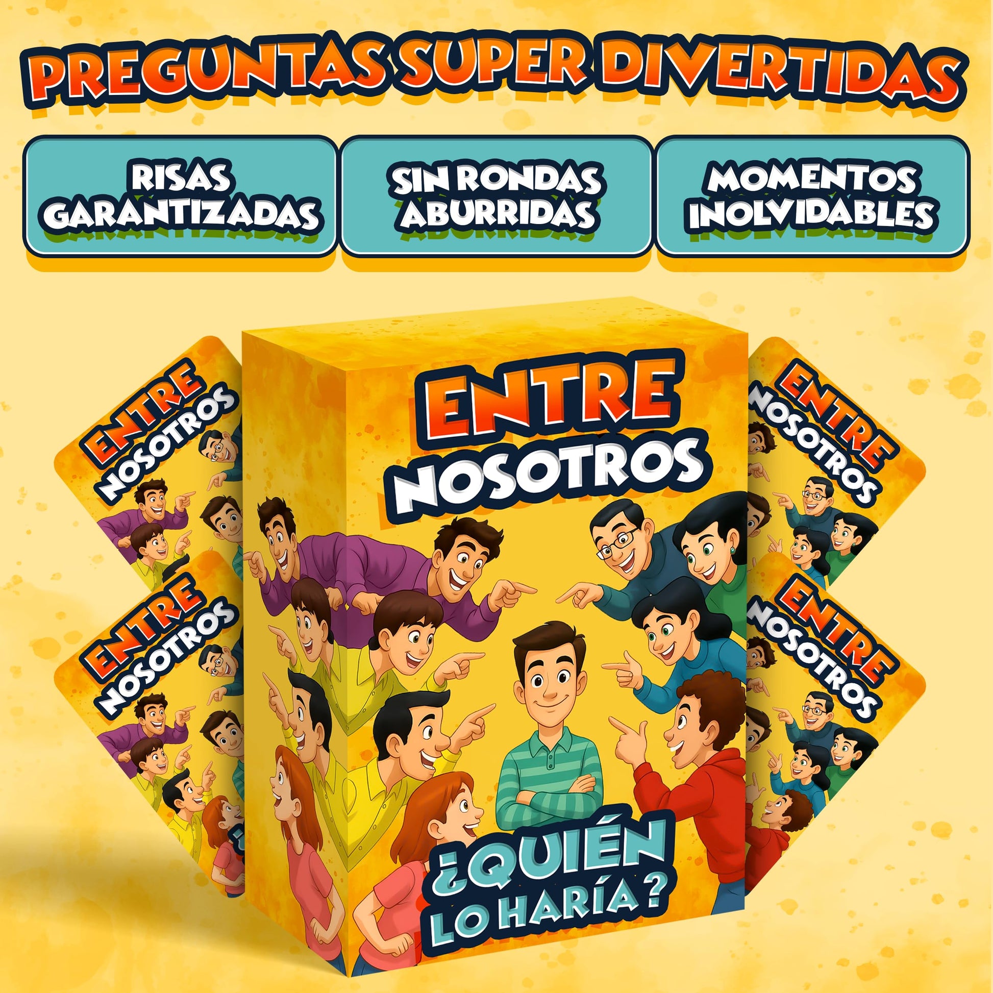 ¿Quién lo Haría? Board game en Español for Family, Friends, Adults & Teens | Juego de Cartas Divertido para Parties, Game Night, Travel, Birthday |