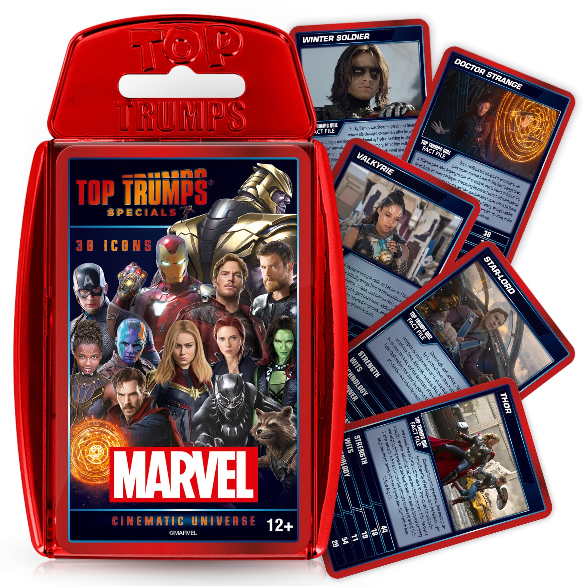 Top Trumps Card Game Marvel - Family Games for Kids and Adults - Learning Games - Kids Card Games for 2 Players and More - Kid War Games - Card Wars