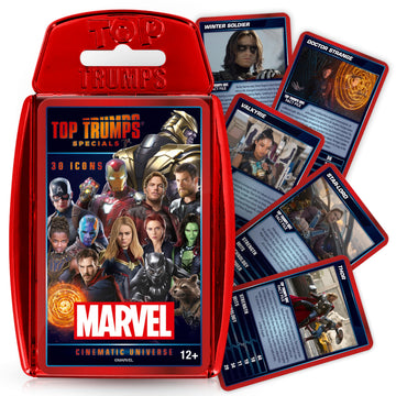 Top Trumps Card Game Marvel - Family Games for Kids and Adults - Learning Games - Kids Card Games for 2 Players and More - Kid War Games - Card Wars