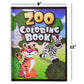 18Pcs Zoo Animal Coloring Books Bulk for Kids - 9"x11" Animal Party Favors with Jungle Safari Animals and Activity Sheets for Goodie Bags, Classrooms