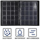 200 Pockets Coin Album - Coin Collecting Book with 10 Pages, 33x33 mm Grid Holder for Pounds Pence Cents Dollars Nickel (Black) CS48200BK