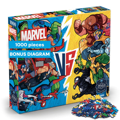 Buffalo Games - Marvel Comics VS Heroes vs - 1000 Piece Puzzle for Adults