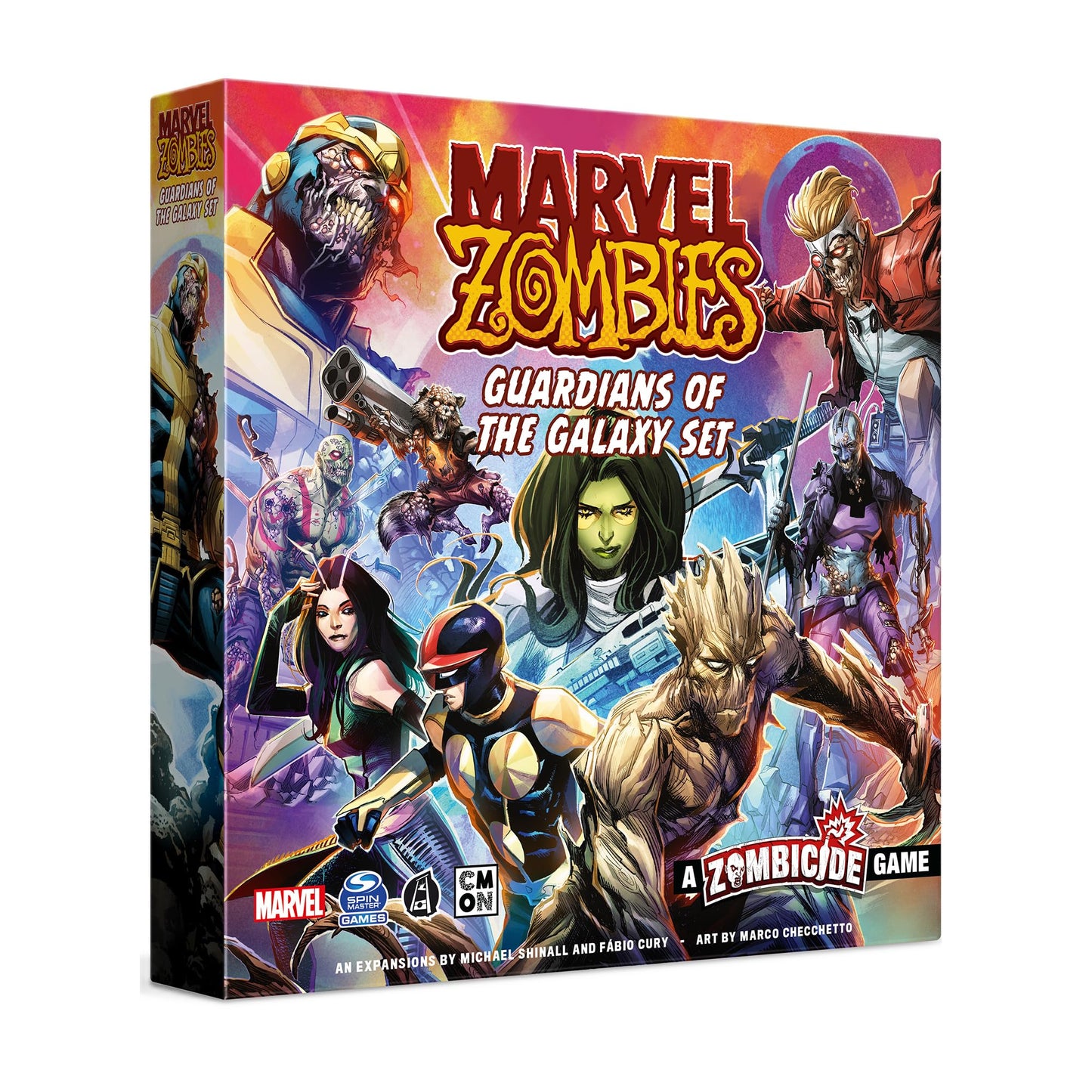 Marvel Zombies: A Zombicide Game - Guardians of the Galaxy - Fight the Undead Threat in the Depths of Space! Cooperative Strategy Game, Ages 14+, 1-6
