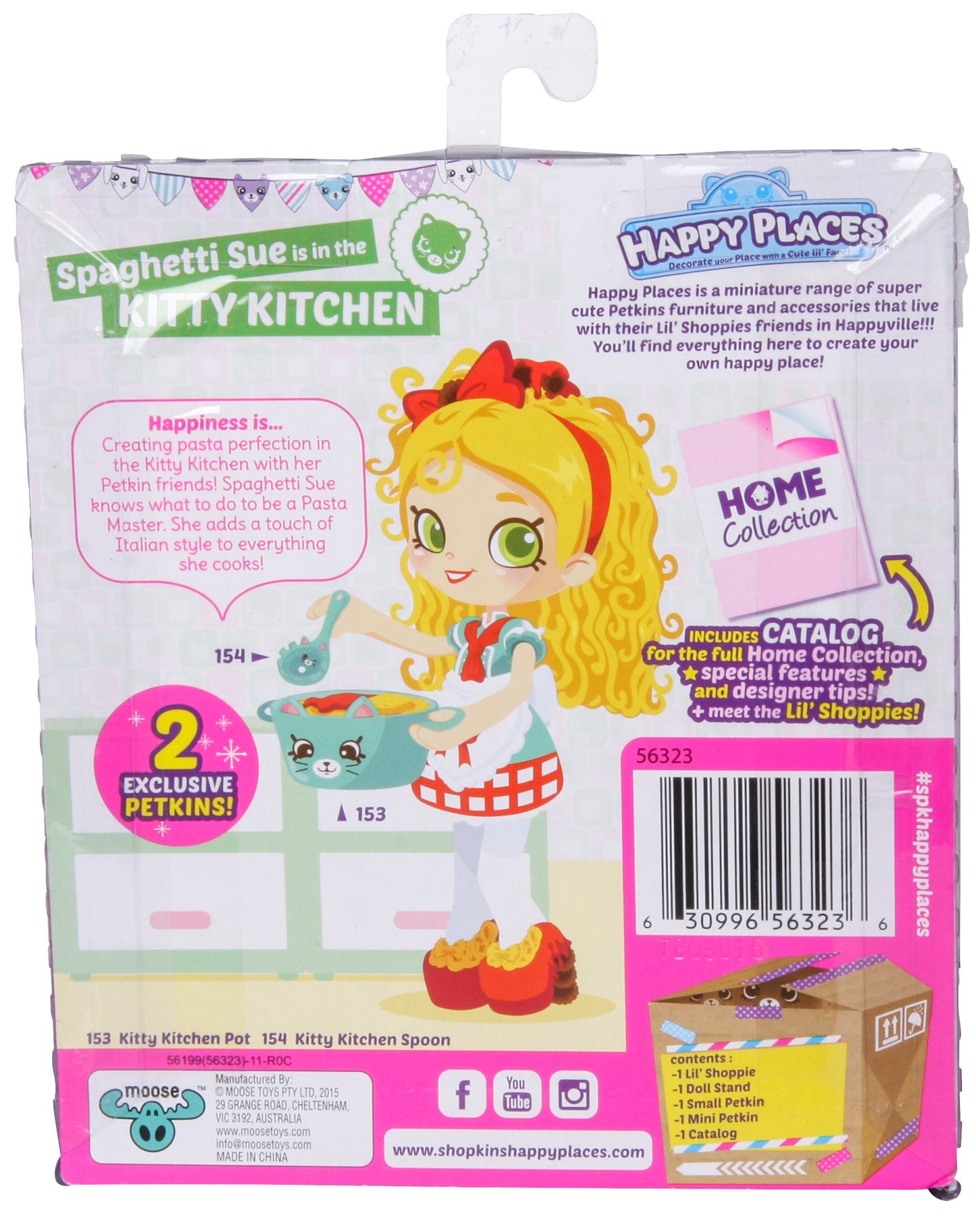 Shopkins Happy Places Spaghetti Sue Doll