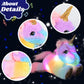 Cuteoy Glowing LED Unicorn Light-up Nightlight Toys Musical Plush Stuffed Animal Singing Lullabies Birthday Christmas Plushies Gifts for Kids Boys