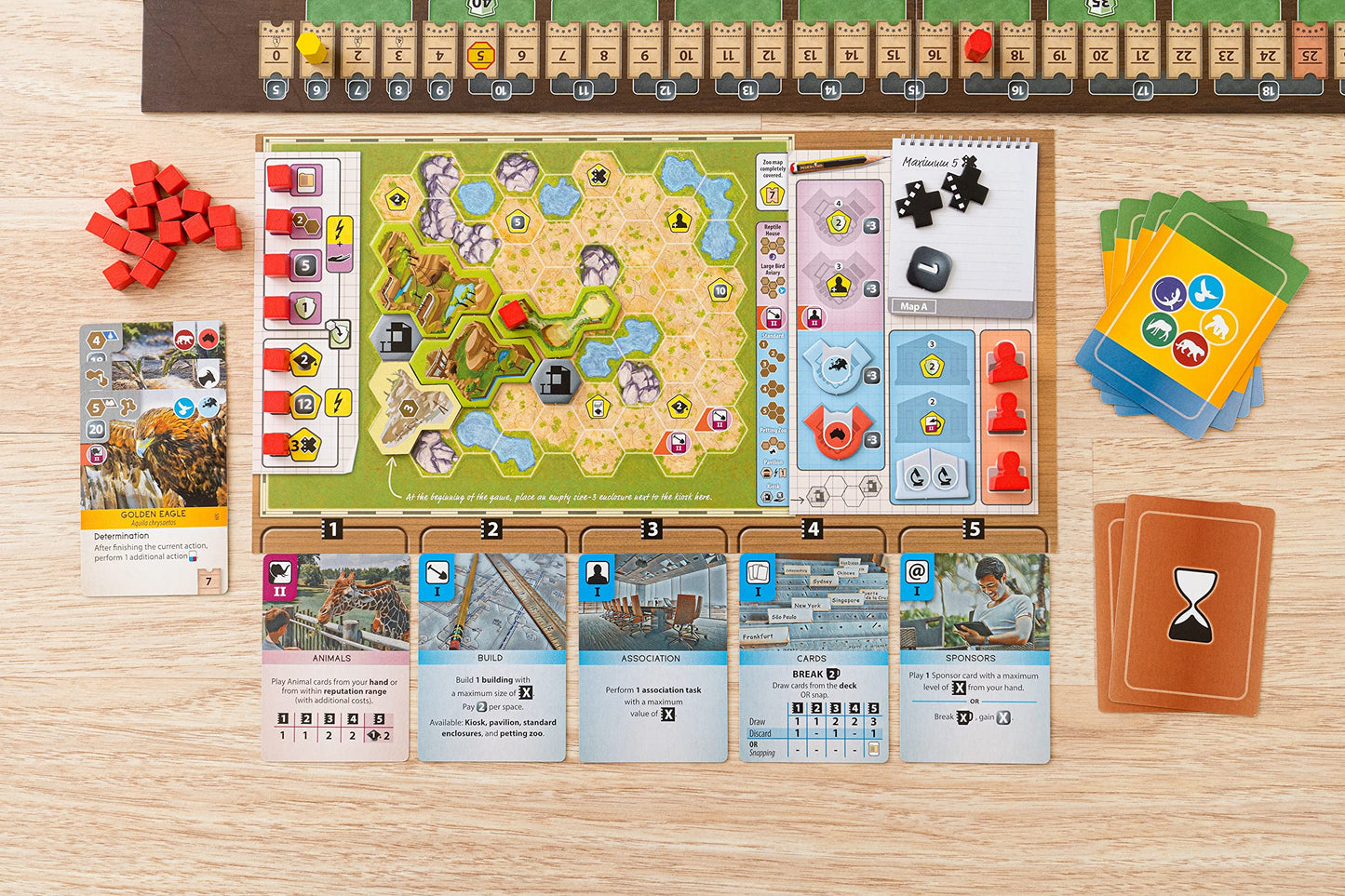 Capstone Games Ark Nova Zoo Management Strategy Board Game for 1-4 Players