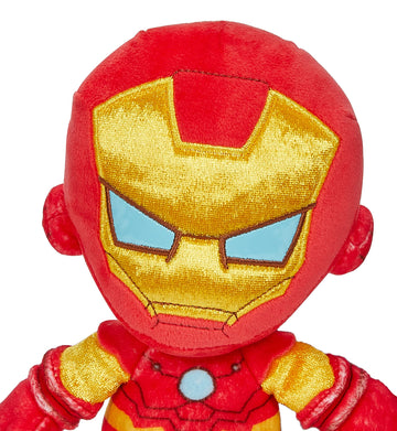 Marvel Plush Character Figure, 8-inch Ironman Super Hero Soft Doll in Fun-to-Touch Fabrics, Collectible Gift for Kids & Fans Ages 3 Years Old & Up
