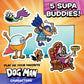 University Games, Dog Man Twenty Thousand Fleas Under The Sea, Board Game for Kids, Family Game Ages 6+, Based on Dav Pilkey Dog Man Books
