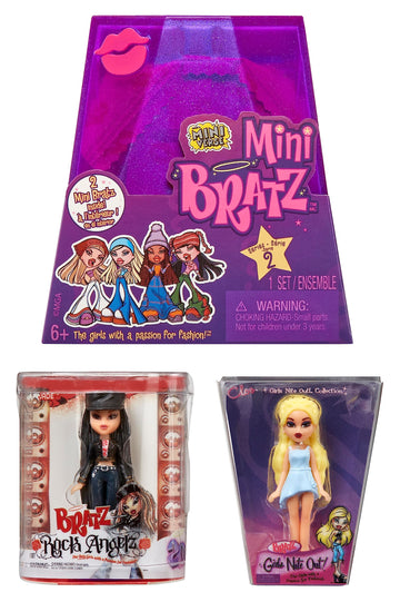 MGA's Miniverse Mini Bratz Series 2 Collectible Figures, 2 Mini Bratz in Each Pack, Blind Packaging Doubles as Display, Y2K Nostalgia, Collectors Ages