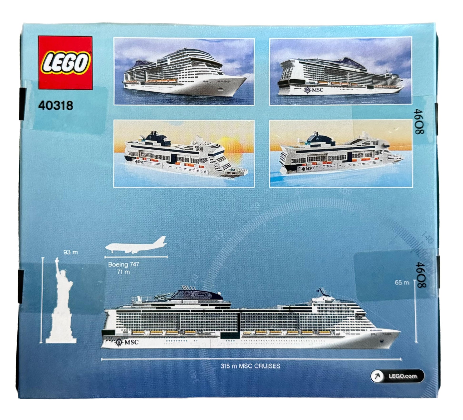 LEGO 40318 MSC Cruises Cruise Ship