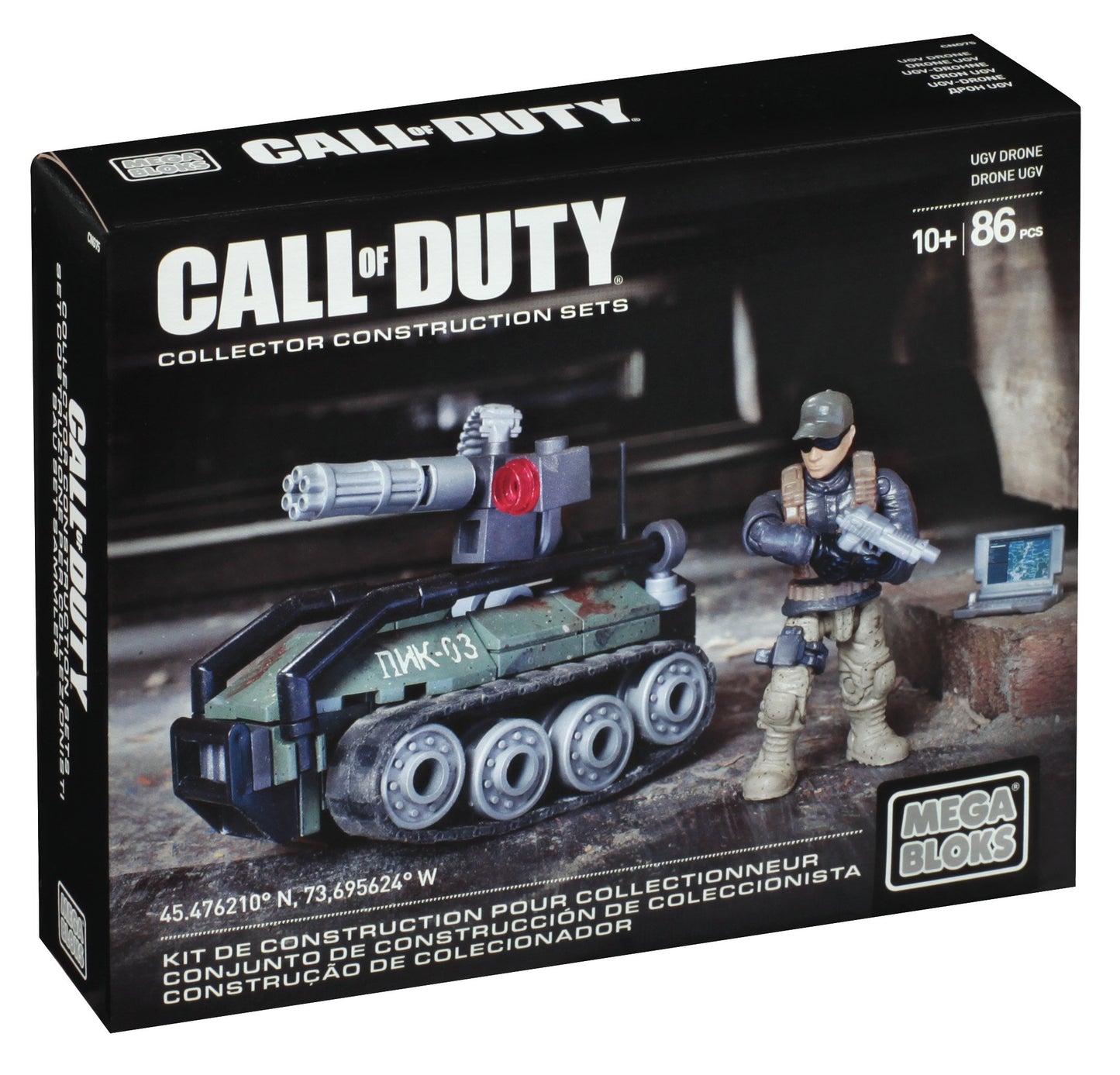 Mega Bloks Call of Duty Assault Stirke UGV Drone 6 Toy