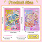 DIY 3D Sticker Scene Book 36 Pcs Sticker Scenes Miniature Room Scene Stickers Book Funny House Scene Sticker Book for Adults Kids Conduce to Relieve