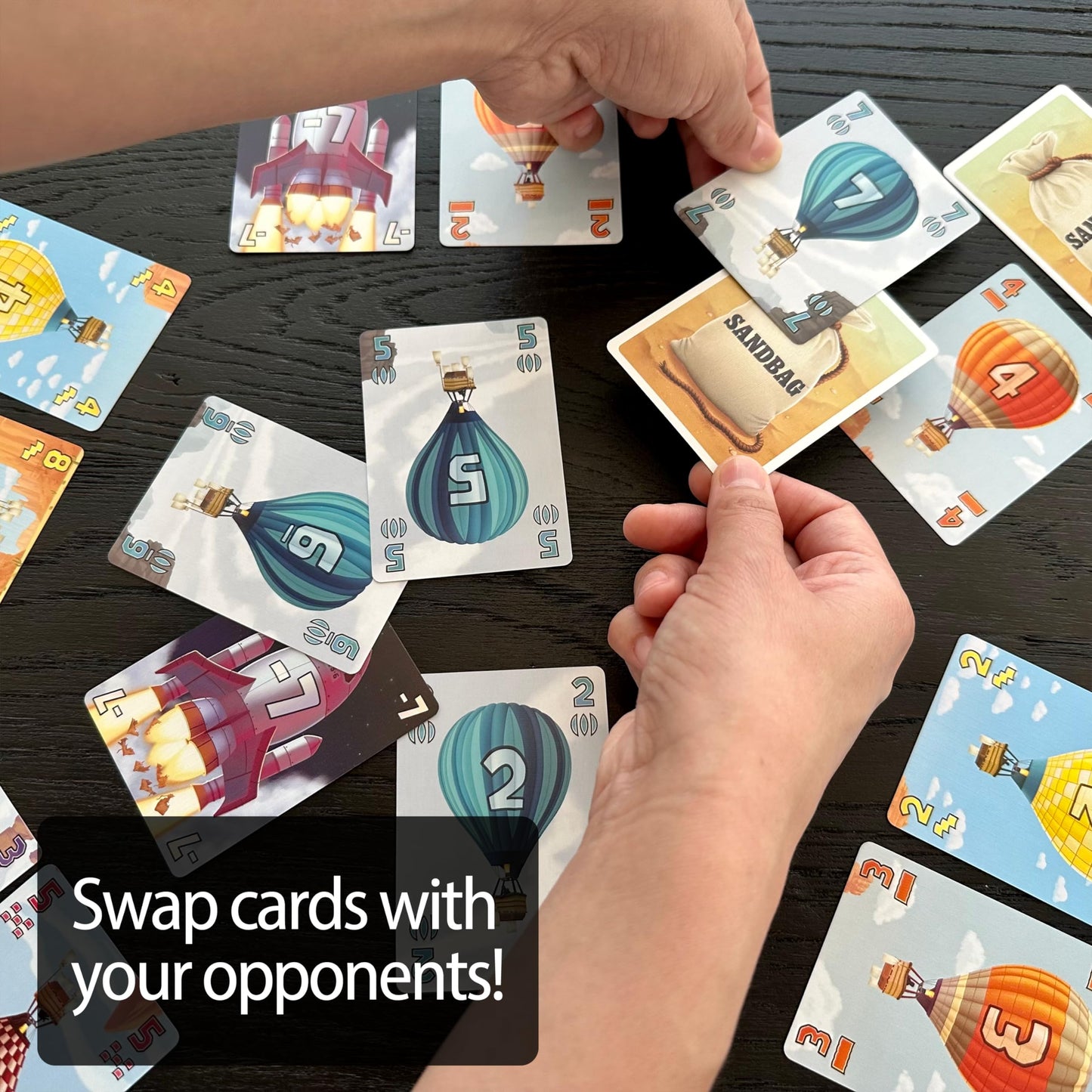 Sandbag - from The Creators of Cat in the Box Deluxe Edition Bézier Games - Trick Taking Card Game - 30 min Play time - Strategy Card Game for 3 to 6