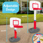 Fisher-Price™ Grow-to-Pro Basketball Hoop for Toddlers & Kids - Adjustable Height Indoor/Outdoor Play Set with Ball, 18 Months - 5 Year