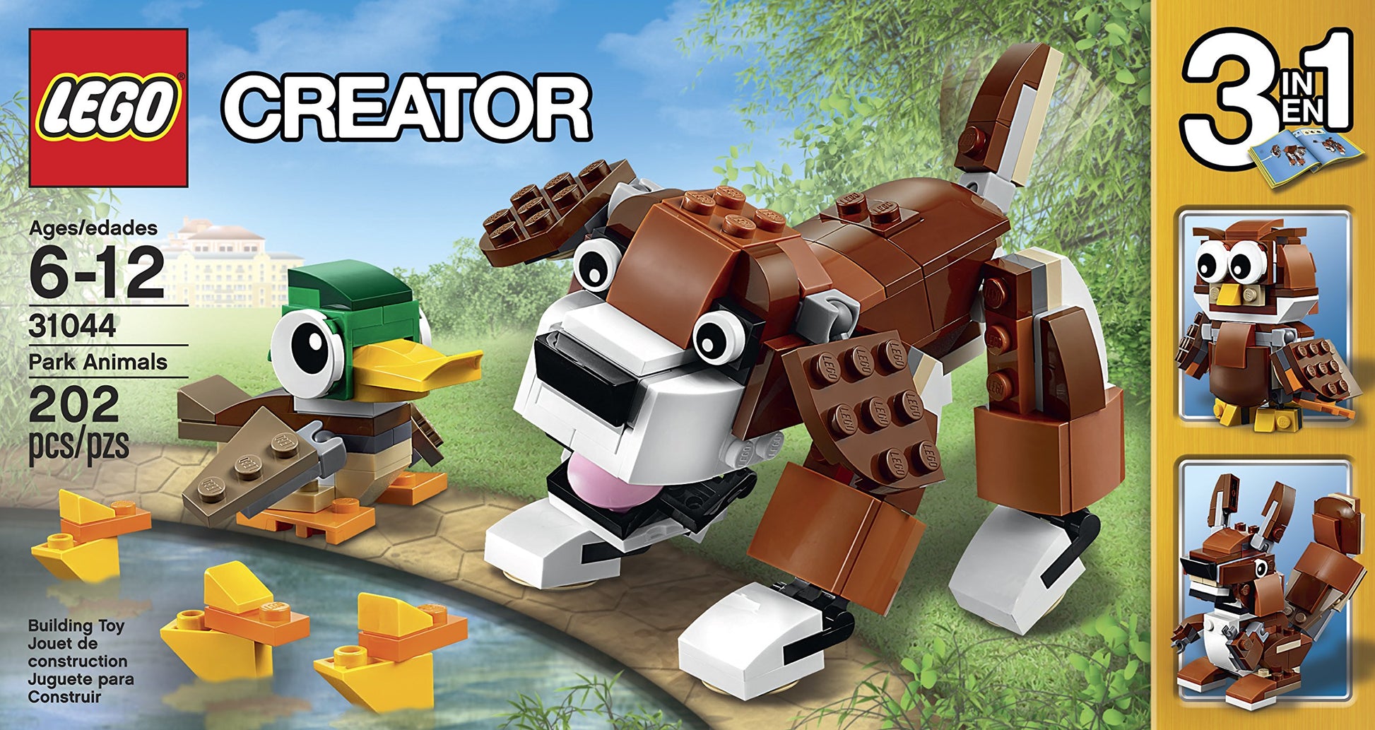 LEGO Creator Park Animals Kit (202 Piece)