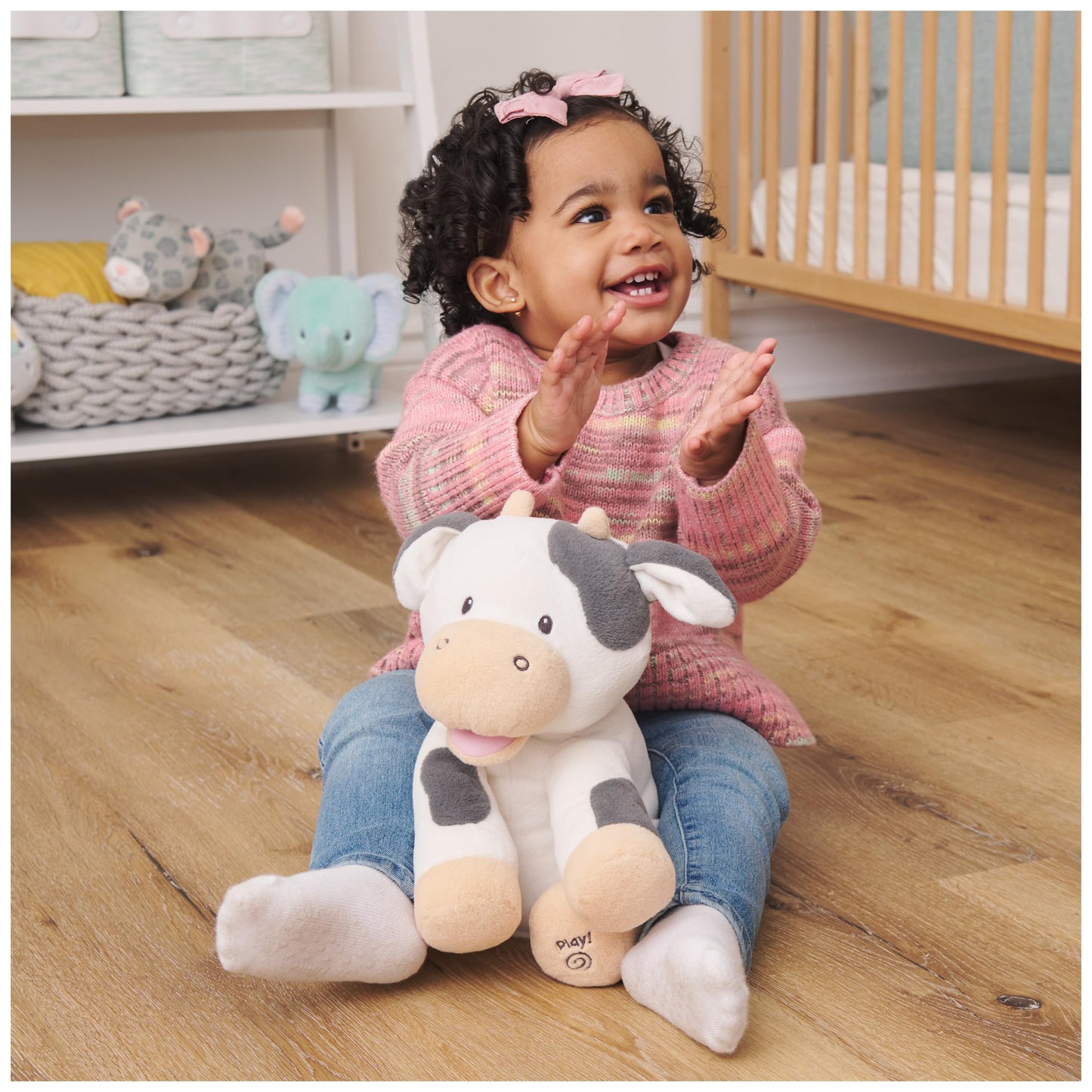 GUND Plush Animated Cow GGE