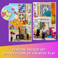 LEGO Friends Emma's Art School House Set 41711, Creative Arts & Crafts Toy with 3 Mini-Dolls, Accessories and DOTS Decor, Birthday Gift Idea for Kids