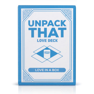 UNPACK THAT Love Deck - 100 Deep Relationship Questions for Couples | Romantic Card Game for Date Night, for Him or Her