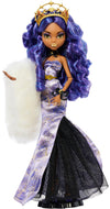 Monster High Howliday Winter Edition Doll, Clawdeen Wolf Collectible in ICY Lavender Gown with Furry Boa & Accessories