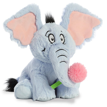 Aurora® Whimsical Dr. Seuss™ Horton Stuffed Animal - Officially Licensed Plush for Imaginative Play - Perfect for Kids and Adults - Blue 8 Inches