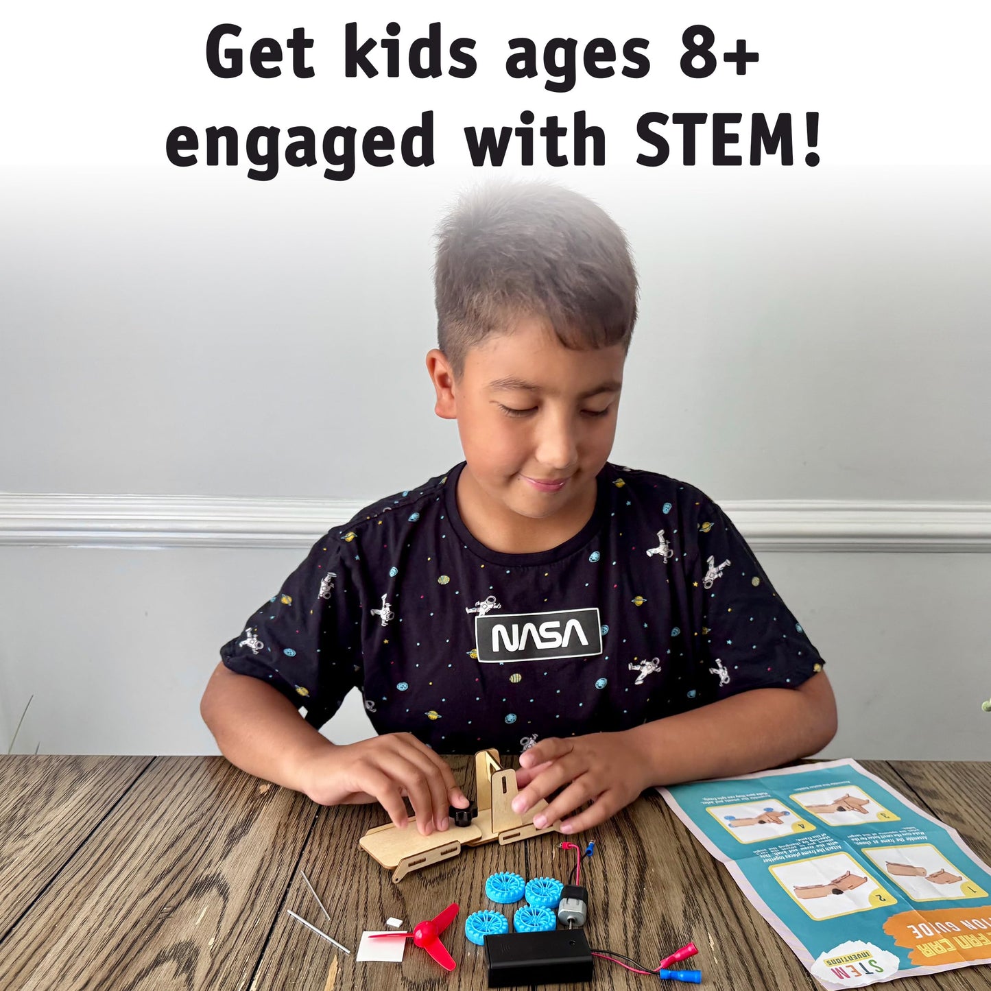 Propeller Car Kit, 10-Pack - Motorized Fan-Powered STEM Racers, Ages 8+