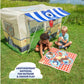 BLUEY Camping Activity Fort | Indoor and Outdoor Play House Toy for Kids | Includes Five Activities a Puppet Theater and Working Light
