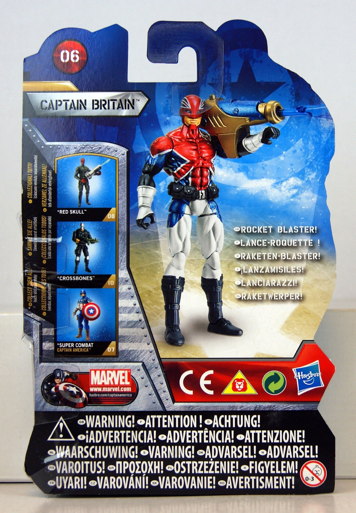 Hasbro Captain America Movie 4 Inch Series 2 Action Figure Captain Britain