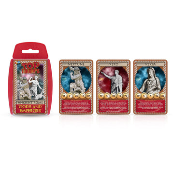 Top Trumps Card Game Ancient Rome - Family Games for Kids and Adults - Learning Games - Kids Card Games for 2 Players and More - Kid War Games - Card