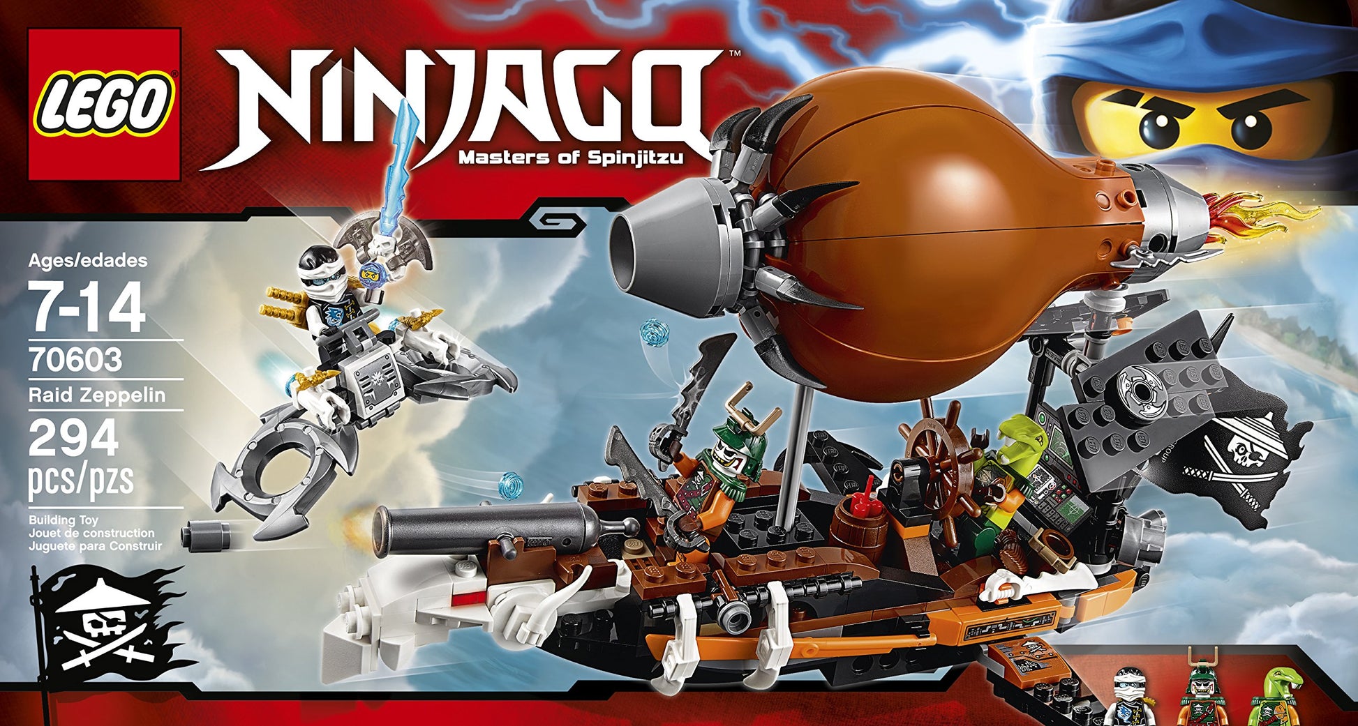 LEGO Ninjago Raid Zeppelin 70603 Building Kit (294 Piece)