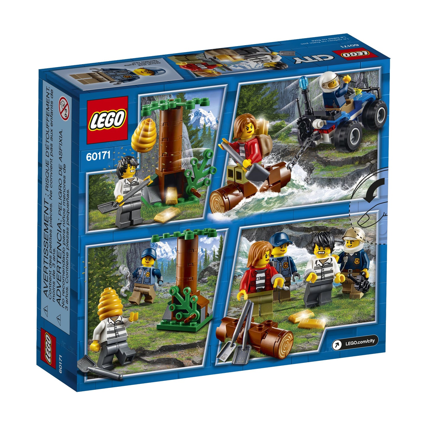 LEGO City Mountain Fugitives 60171 Building Kit (88 Piece)