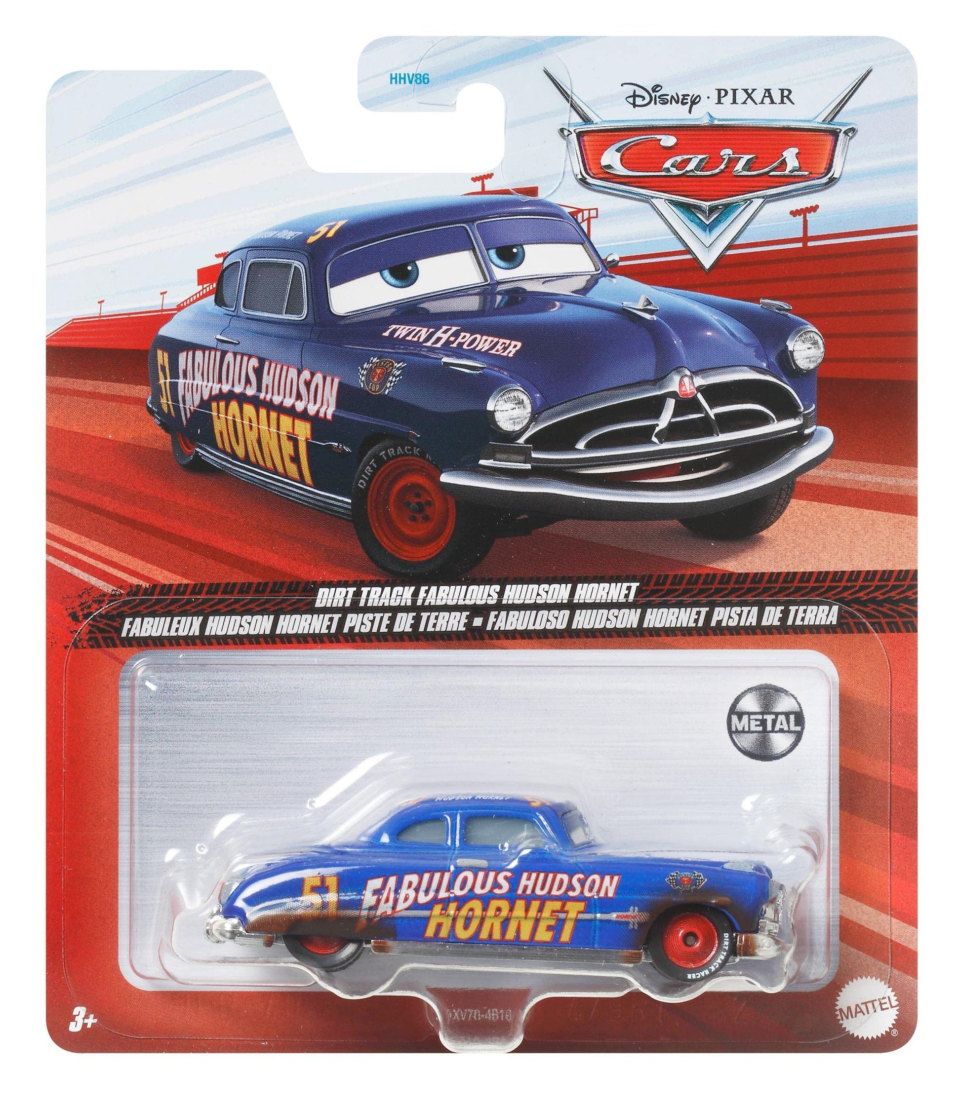 Disney Cars 3 Dirt Track Fabulous Hudson Hornet Die-Cast Vehicle
