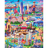 Boardwalk Dallas-Fort Worth 1000 Piece Jigsaw Puzzle Fun Colorful Texas Puzzles with Premium Box, Gift for Adults and Family 19"x26"