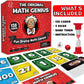 JOiFuli The Original Math Genius Card Game: an Educational Game of Addition, Subtraction, Multiplication, and Division for Ages 6 Years and Up