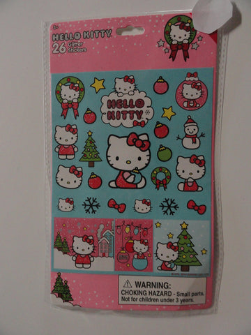 SANRIO Hello Kitty 26 Christmas Glitter Stickers