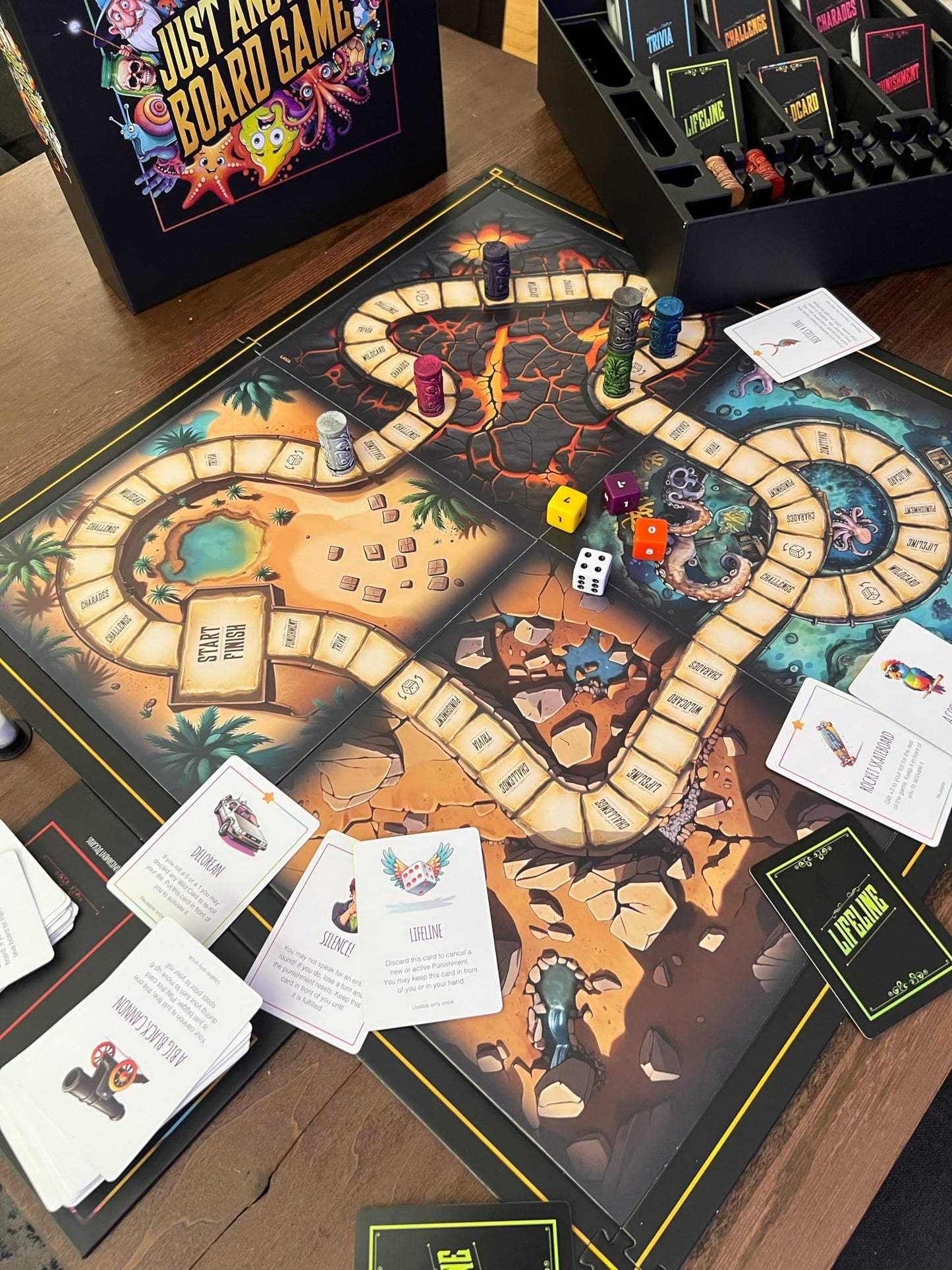 Just Another Board Game - by Crafty Dog - A Strategy Game for Kids & Adults with Charades, Trivia and Challenges