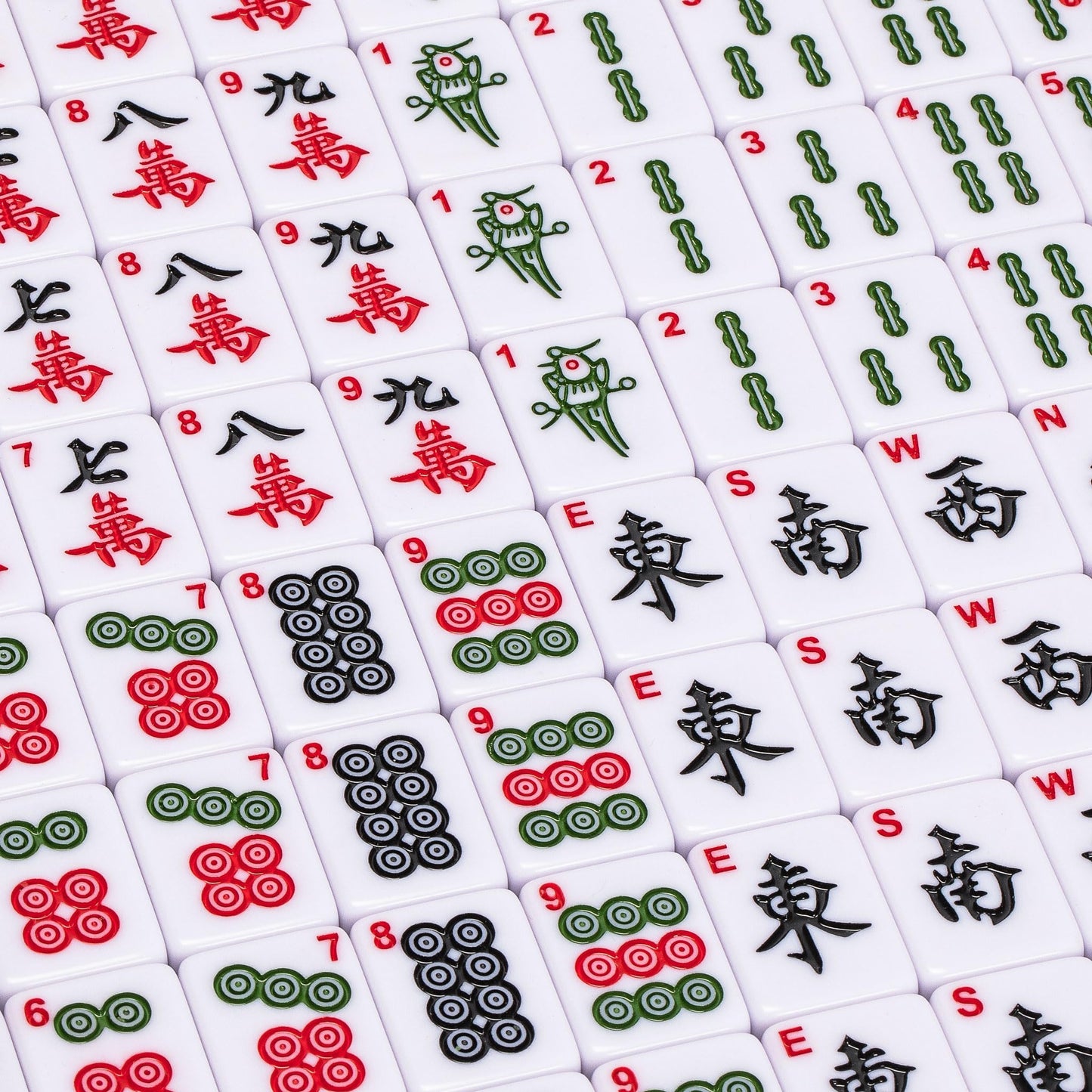 Yellow Mountain Imports Chinese Mahjong Set - Rouge Oasis - 146 Small Tiles for Chinese-Style Play [?????????]