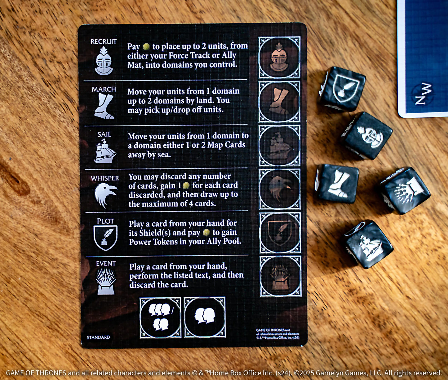 Tiny Epic Game of Thrones Board Game, Strategy Game for Adults & Teens, 1-4 Players, 60+ Min Playtime, Play as Iconic Westeros Characters, Custom