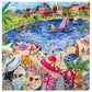 eeBoo 1000 Piece Puzzle - Lunch by The Sea Jigsaw Puzzle for Adults, Square 23" x 23" Made with Recycled Board & Vegetable-Based Ink