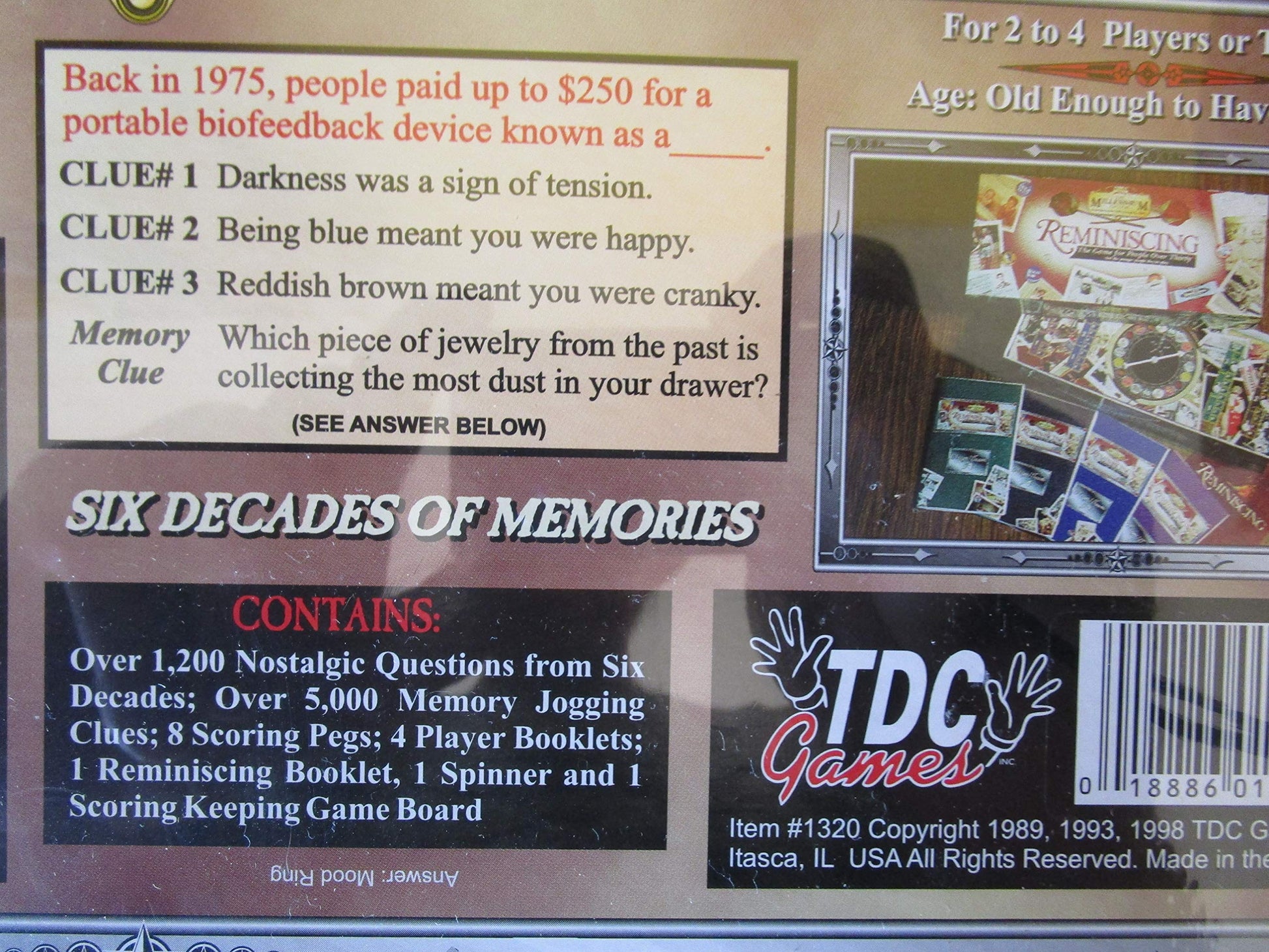 Vintage Sports Cards Inc Reminiscing - New Century Edition Board Game