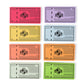 Play Money - 520 Pcs for Board Games - 65 of Each Bill in 8 Denominations - Double Sided Printed Paper Money for Pretend Play Cashier, Opoly Money