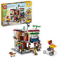 LEGO Creator 3 in 1 Downtown Noodle Shop House, Transforms from Noodle Shop to Bike Shop to Arcade, Modular Building Set, Toy Gift for Kids 8 Years