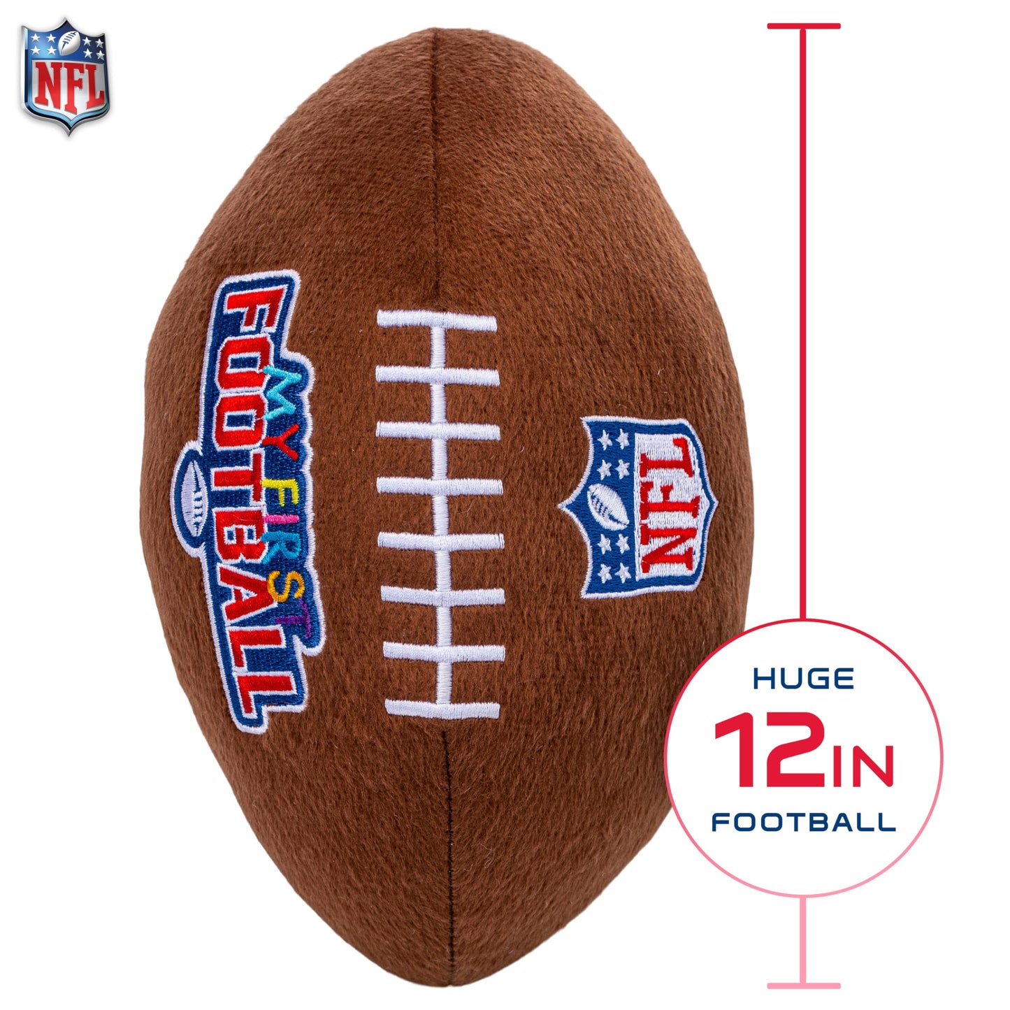Franklin Sports NFL MyFirst Kids Plush Football - 12"