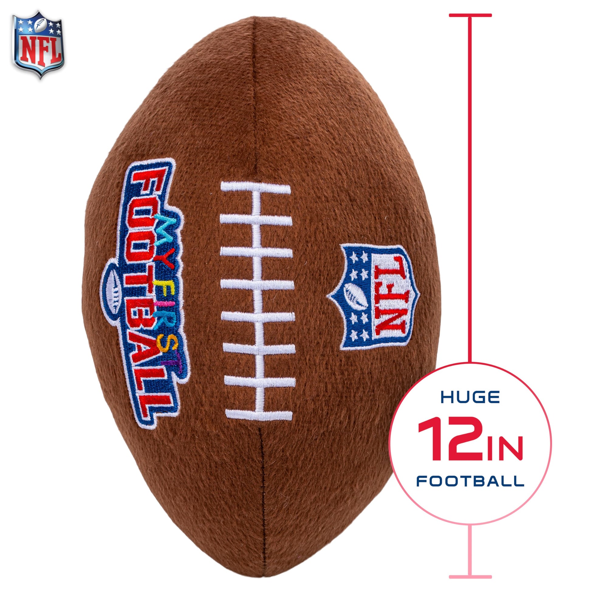 Franklin Sports NFL MyFirst Kids Plush Football - 12"