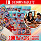 Wreathy Games Lotería Slam Next Gen - Premium Mexican Bingo Card Game, 55 Card Deck, Deluxe Gamebox, Satchel with 100 Tokens, 10 Tablets, Champion's