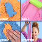 Horizon Group USA Bluey SLIMYGLOOP Slimy Sand Mold & Play Creations, 8-Piece Playset, 3 Scented Colors, Sensory Activity for Kids Ages 3, 4, 5, 6, 7